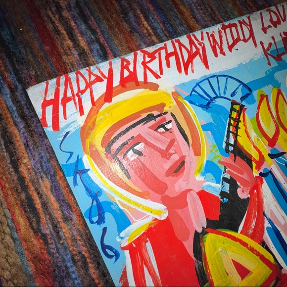 Steve Keene Happy Birthday Woody Guthrie Birthday Week The Klezmatics Artwork - Picture 2 of 8